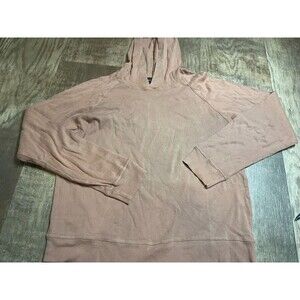 RETRO BOX OFFICE Hooded Shird Hoodie Womens Large L Brown